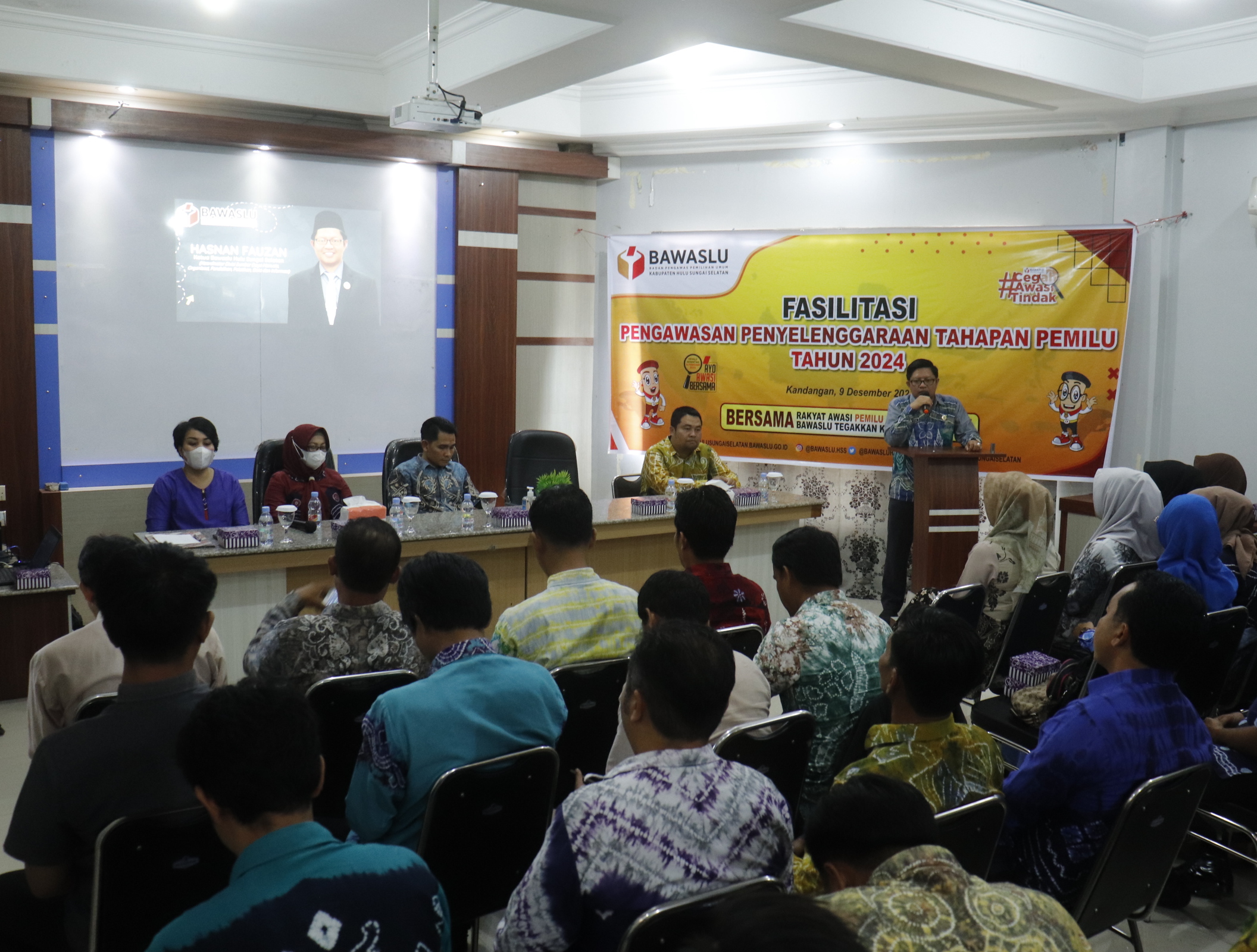 Bawaslu HSS Laksanakan Kegiatan Fasilitasi Pengawasan Penyelenggaraan Tahapan Pemilu Tahun 2024