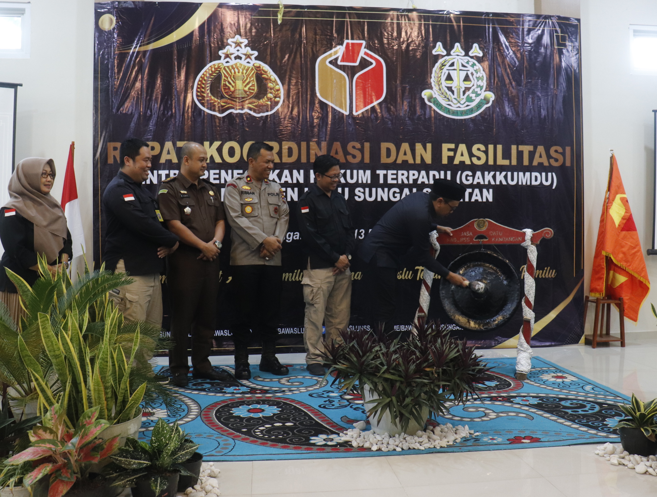 Sentra Gakkumdu Hulu Sungai Selatan Resmi Dibentuk, Siap Proses Tindak Pidana Pemilu pada Pemilu Serentak Tahun 2024