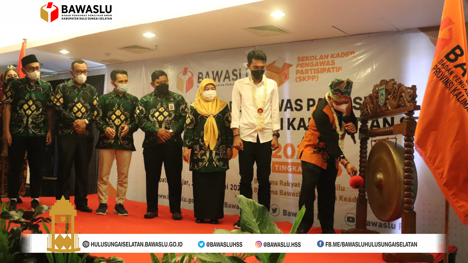 Sekolah Kader Pengawasan Partisipatif Pertama Kalsel 2021 di Kab. Banjar
