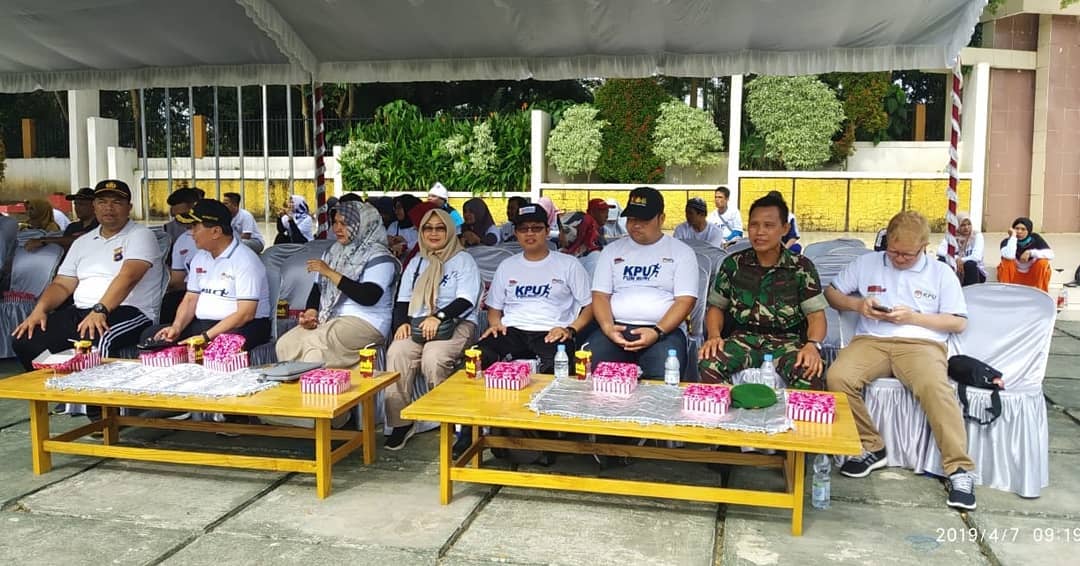 BawasluHSS Menghadiri KPU Run