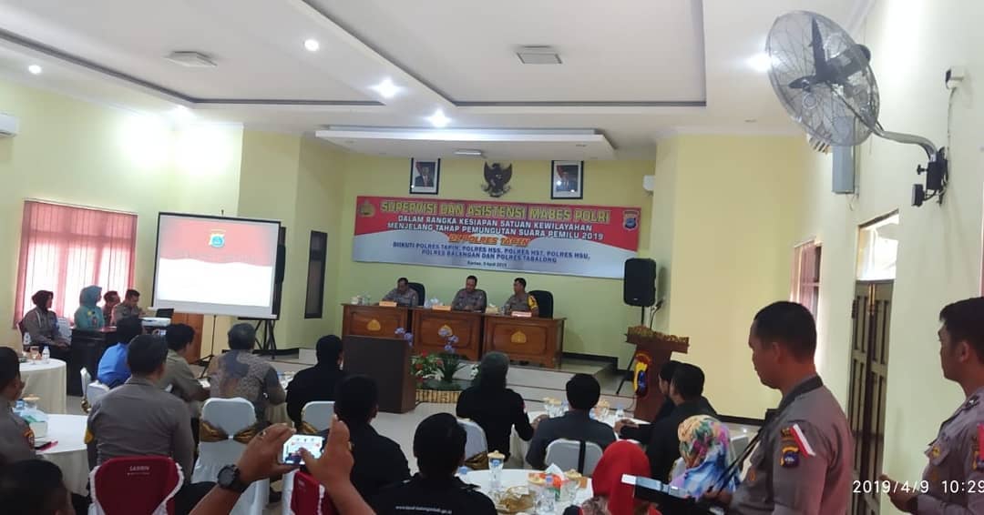 Menghadiri Supervisi & Asistensi Mabes Polri