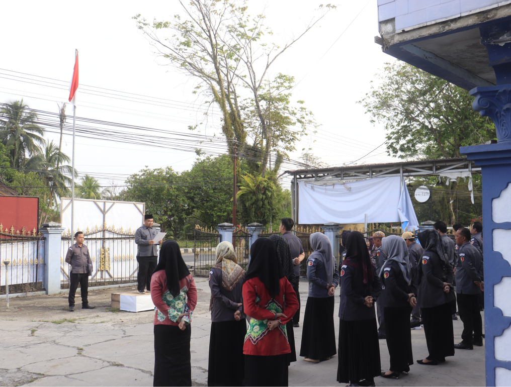 Bawaslu HSS Gelar Upacara dalam Rangka Memperingati Hari Lahir Pancasila 1 Juni 2023.