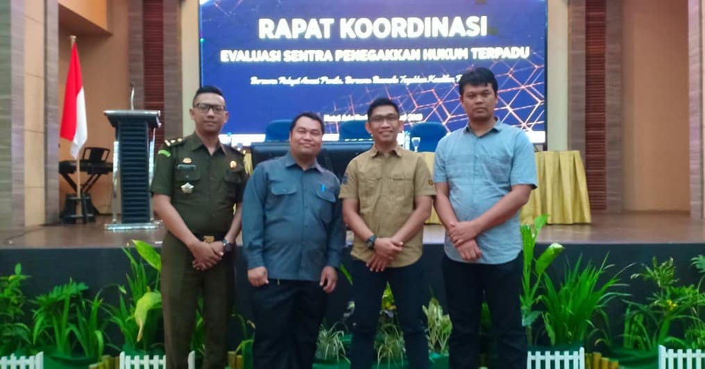 BawasluHSS menghadiri Rapat Evaluasi Sentra Gakkumdu