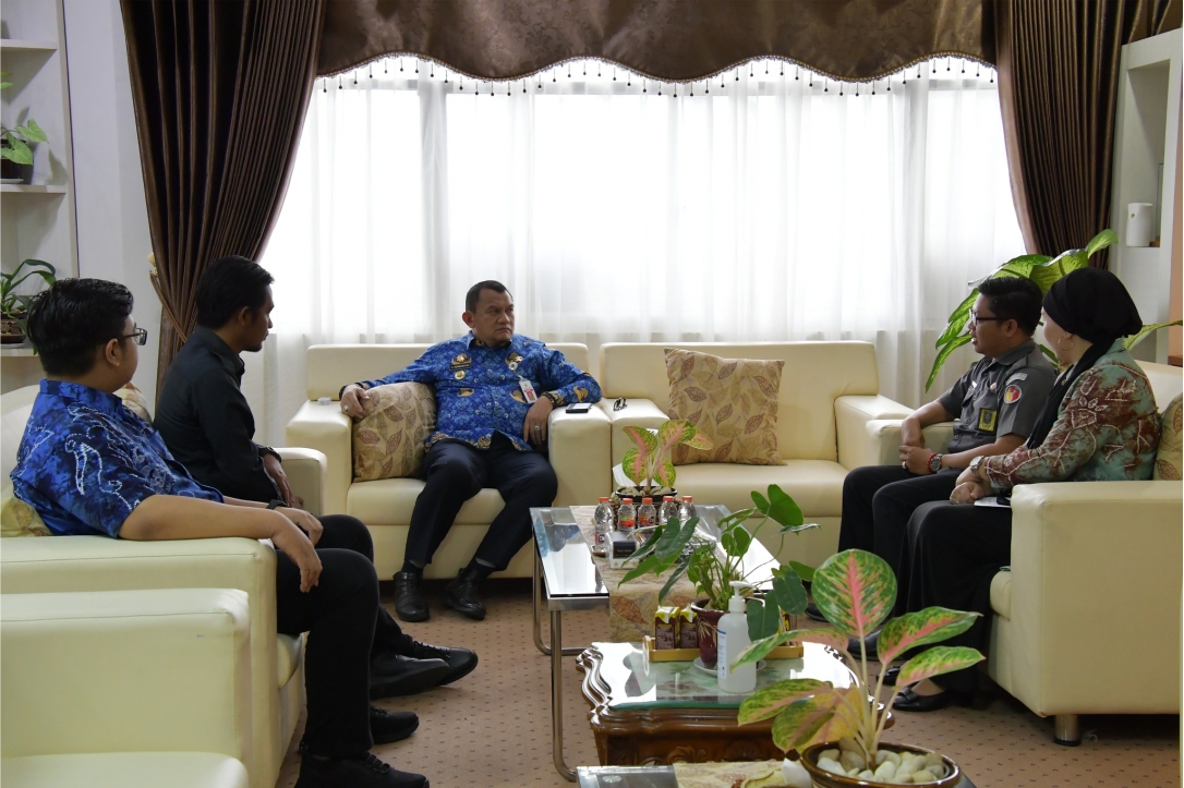 Audiensi dengan Pj Bupati HSS, Bawaslu dan Pemda Bersinergi untuk Mengawal Pemilu 2024.