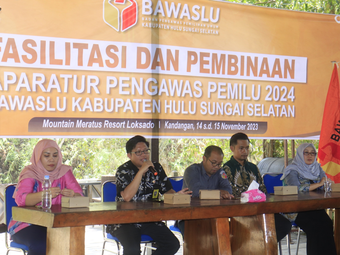 Samakan Pemahaman diantara Panwaslu Kecamatan dalam Pengawasan, untuk Wujudkan Pemilu Damai.