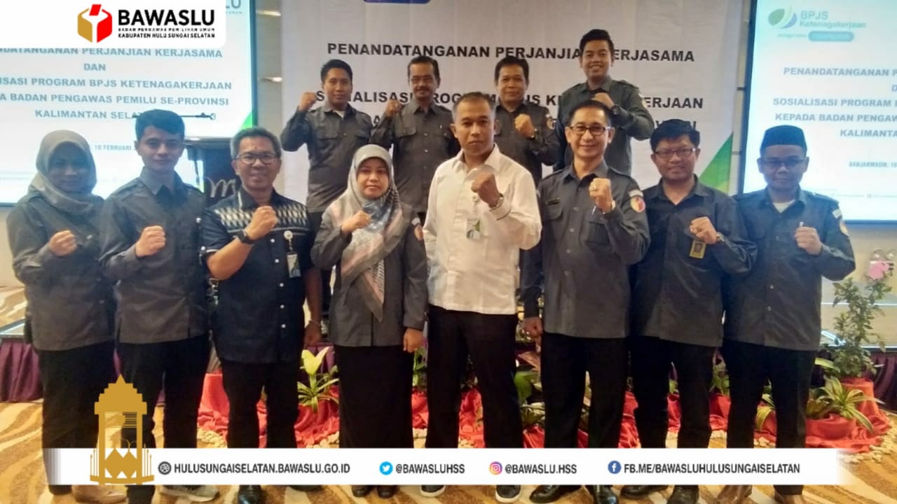 BawasluHSS Hadiri Sosialisasi BPJS Ketenagakerjaan