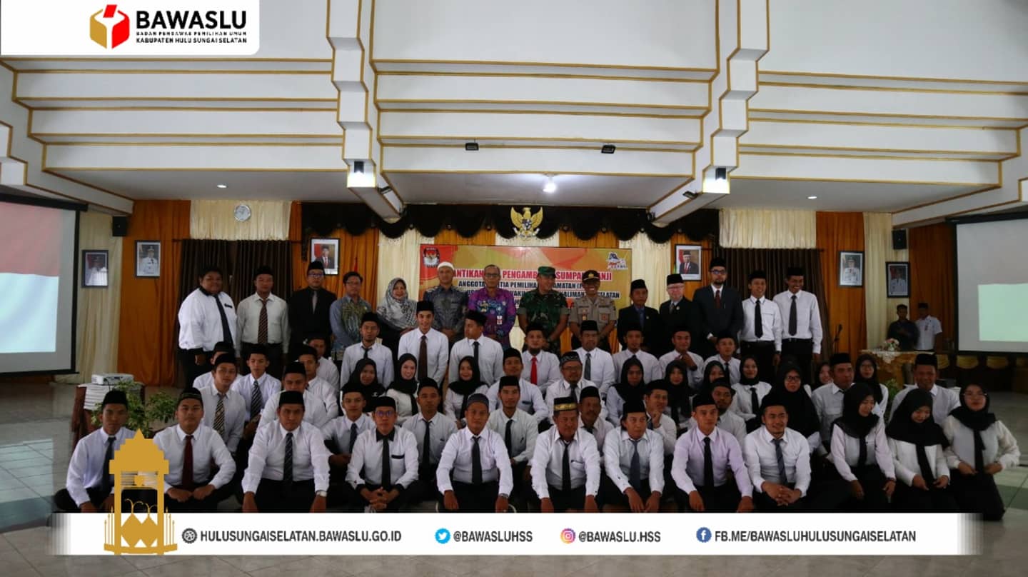 Pelantikan PPK se-Hulu Sungai Selatan