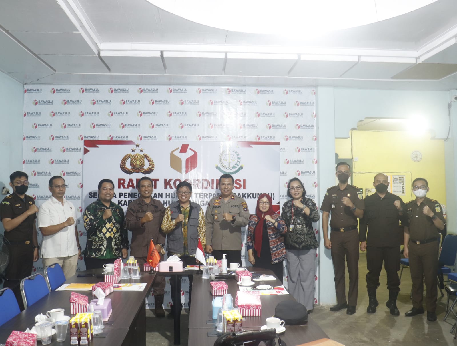 Bawaslu HSS Laksanakan Rakor dengan Polres HSS dan Kejari HSS Terkait Terbentuknya Sentra Gakkumdu