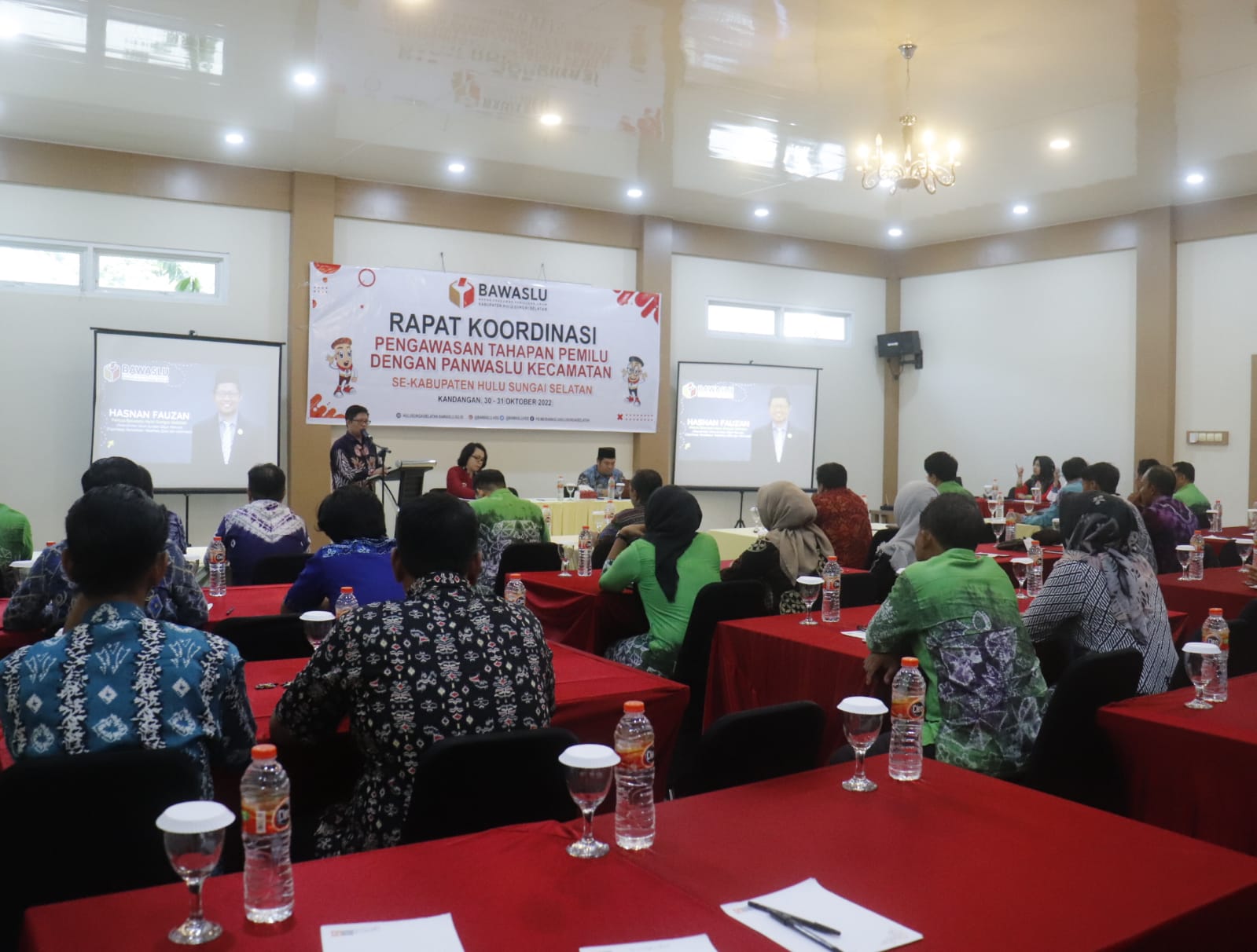 Bawaslu HSS Gelar Rakor Pengawasan Tahapan Pemilu dengan Panwaslu Kecamatan Se-Kabupaten HSS