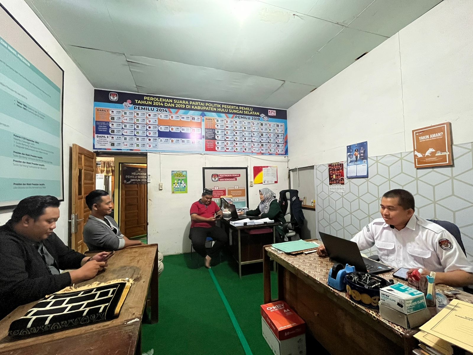 Bawaslu HSS Awasi Tahapan DCS DPRD HSS.