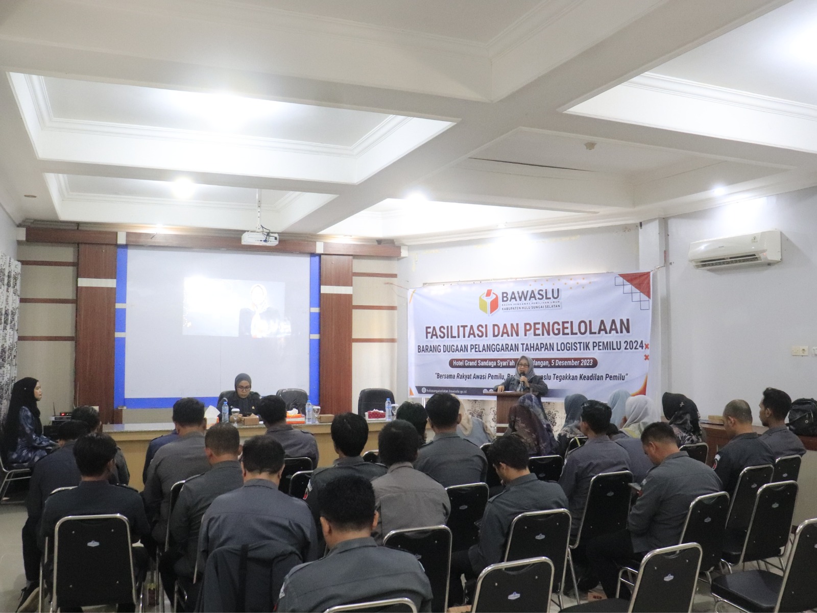 Bawaslu Ingatkan Jajaran Pentingnya Pengelolaan Barang Dugaan Pelanggaran Logistik.