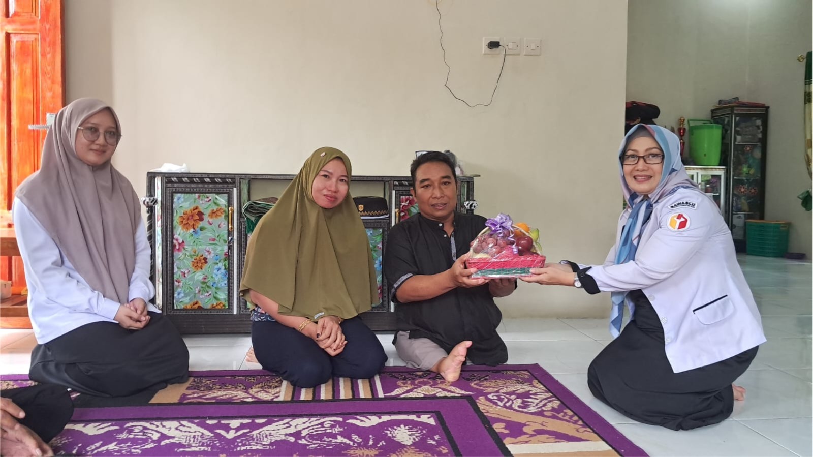 Kunjungan Bawaslu HSS ke Pimpinan NPC Kabupaten HSS