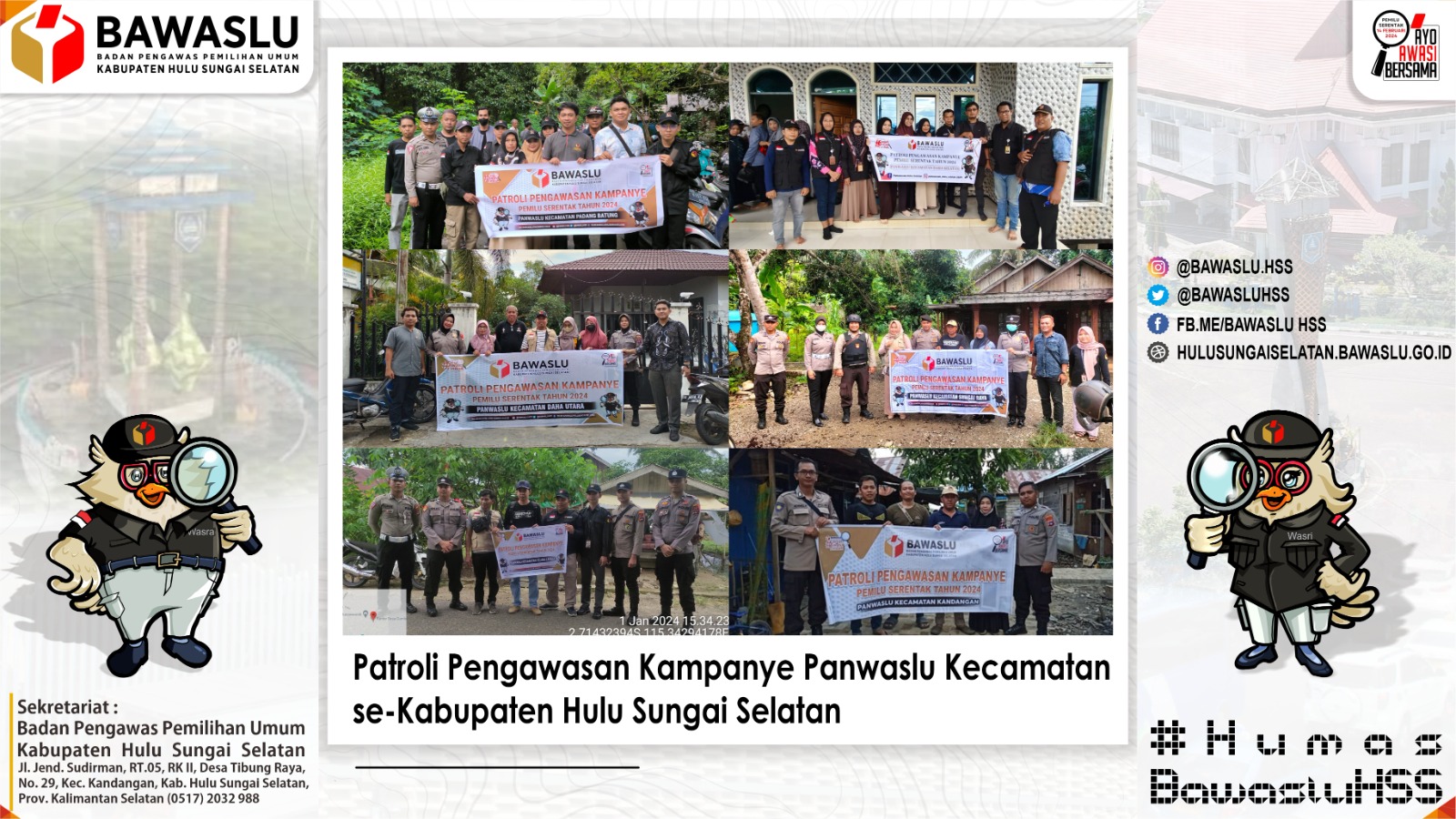 Pengawasan Kampanye Bawaslu HSS