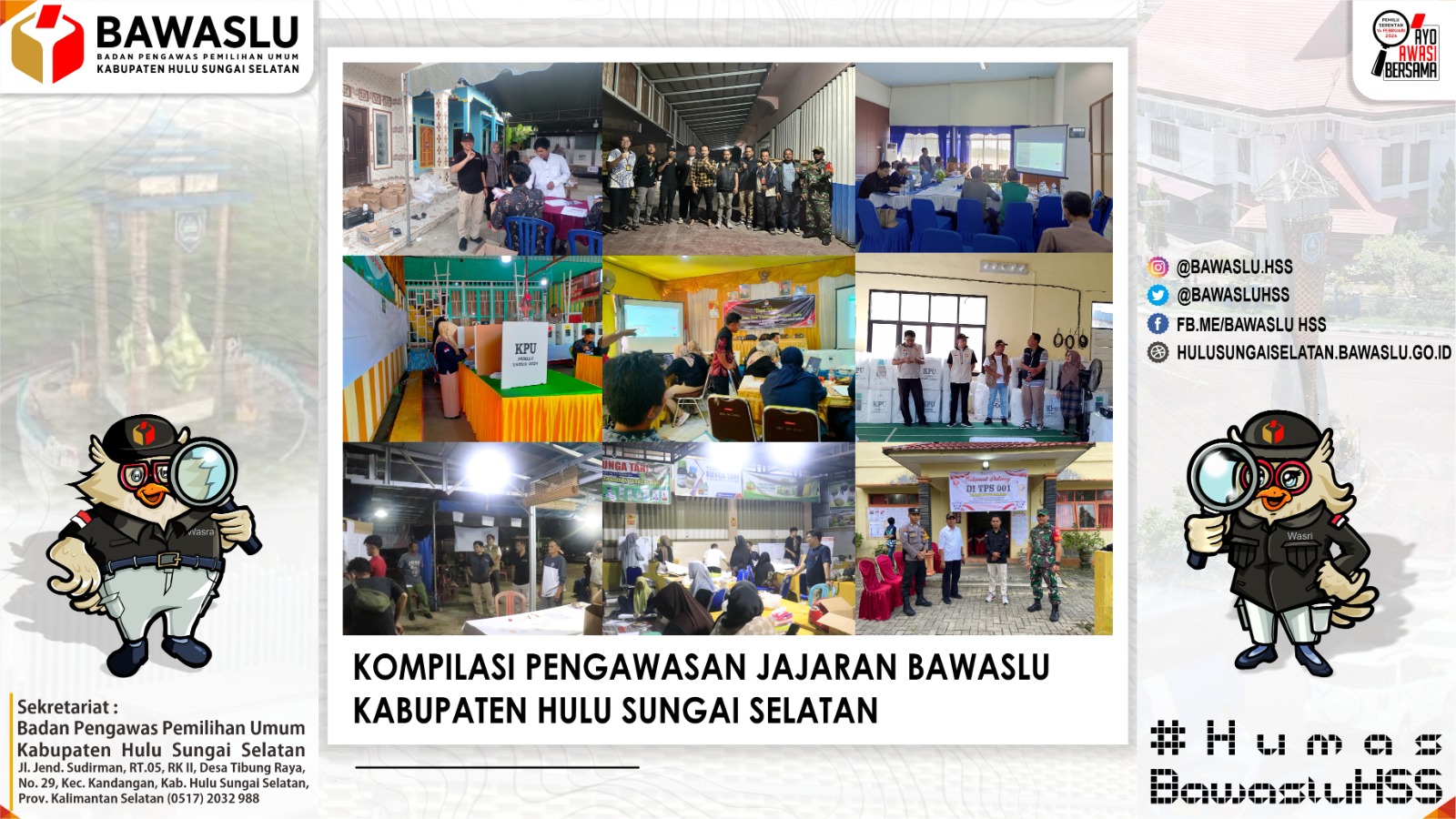 Kompilasi Pengawasan Bawaslu HSS