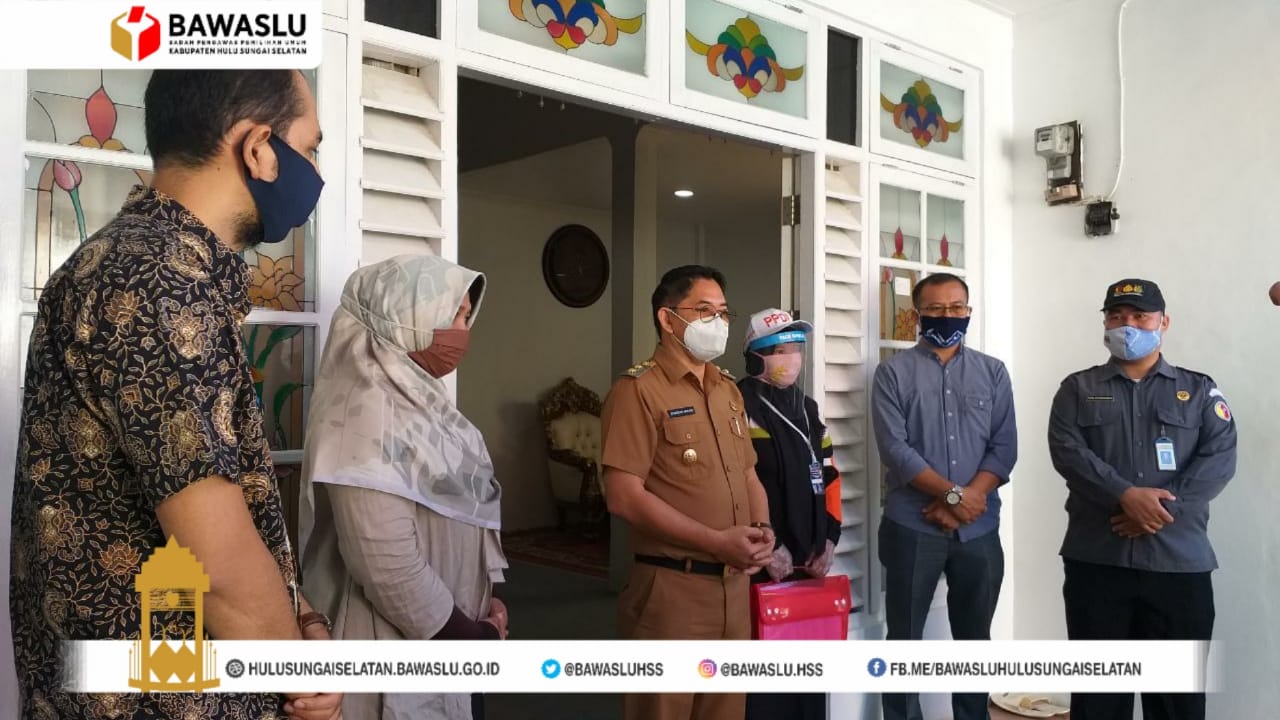 Pengawasan Langsung Coklit Wakil Bupati Hulu Sungai Selatan