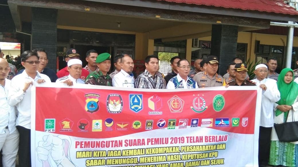 Acara Silaturrahmi  Pemilu 2019 Polres Hulu Sungai Selatan