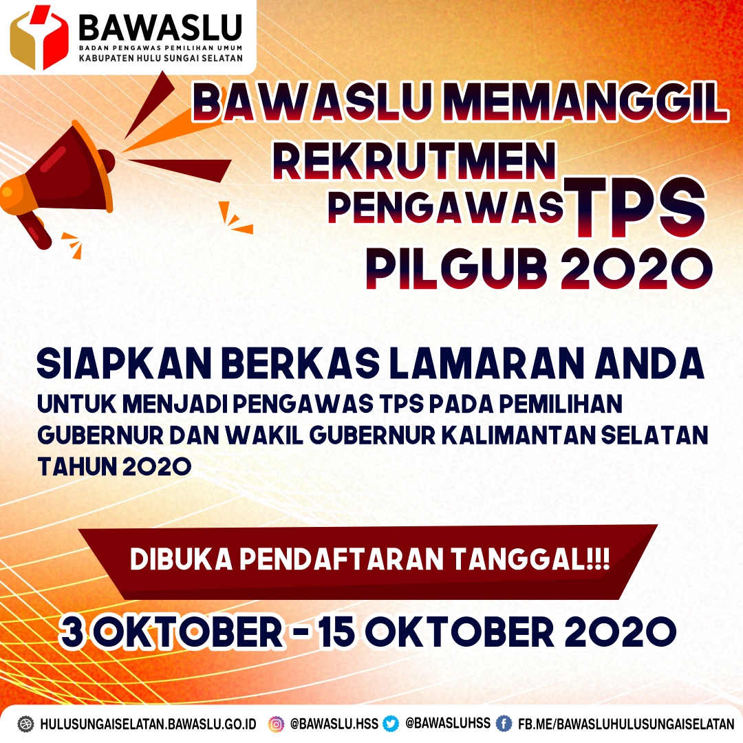 Rekrutmen PTPS Kabupaten Hulu Sungai Selatan
