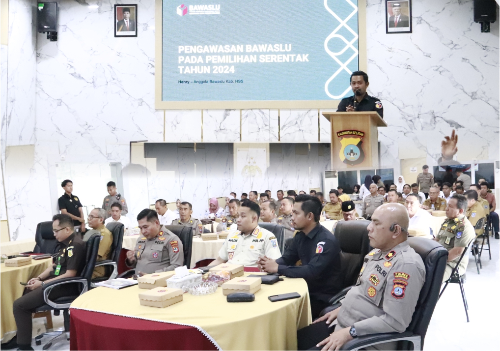 Bawaslu HSS Sampaikan Pengawasan Bawaslu Pada Pemilihan Serentak Tahun 2024