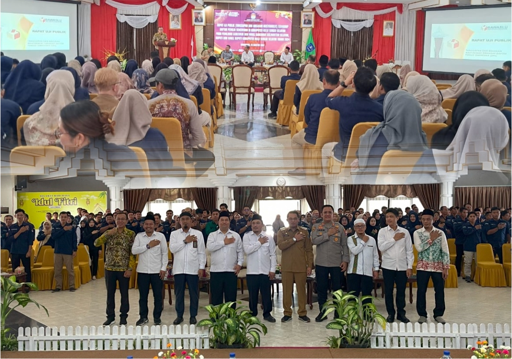 Bawaslu HSS Sampaikan Tanggapan dan Masukan Pada Pelaksanaan Uji Publik 