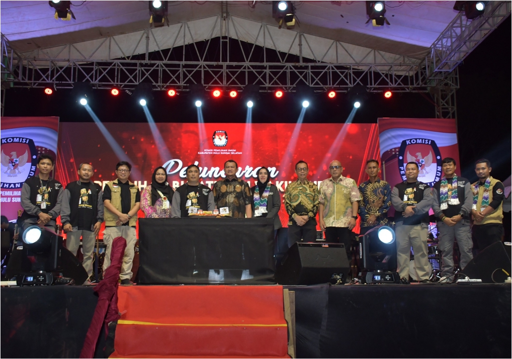 Peluncuran Pilkada di Hulu Sungai Selatan Tahun 2024 