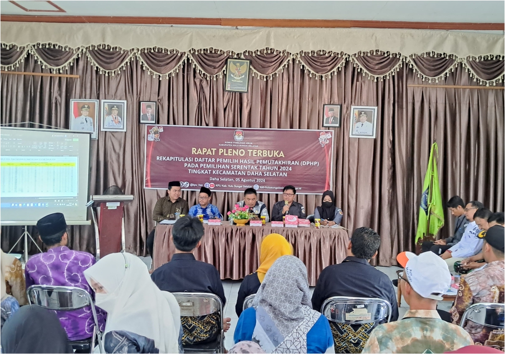 Bawaslu Lakukan Monitoring Untuk Pastikan Rapat Pleno Terbuka Tingkat Kecamatan Berjalan Sesuai Aturan Yang Berlaku.