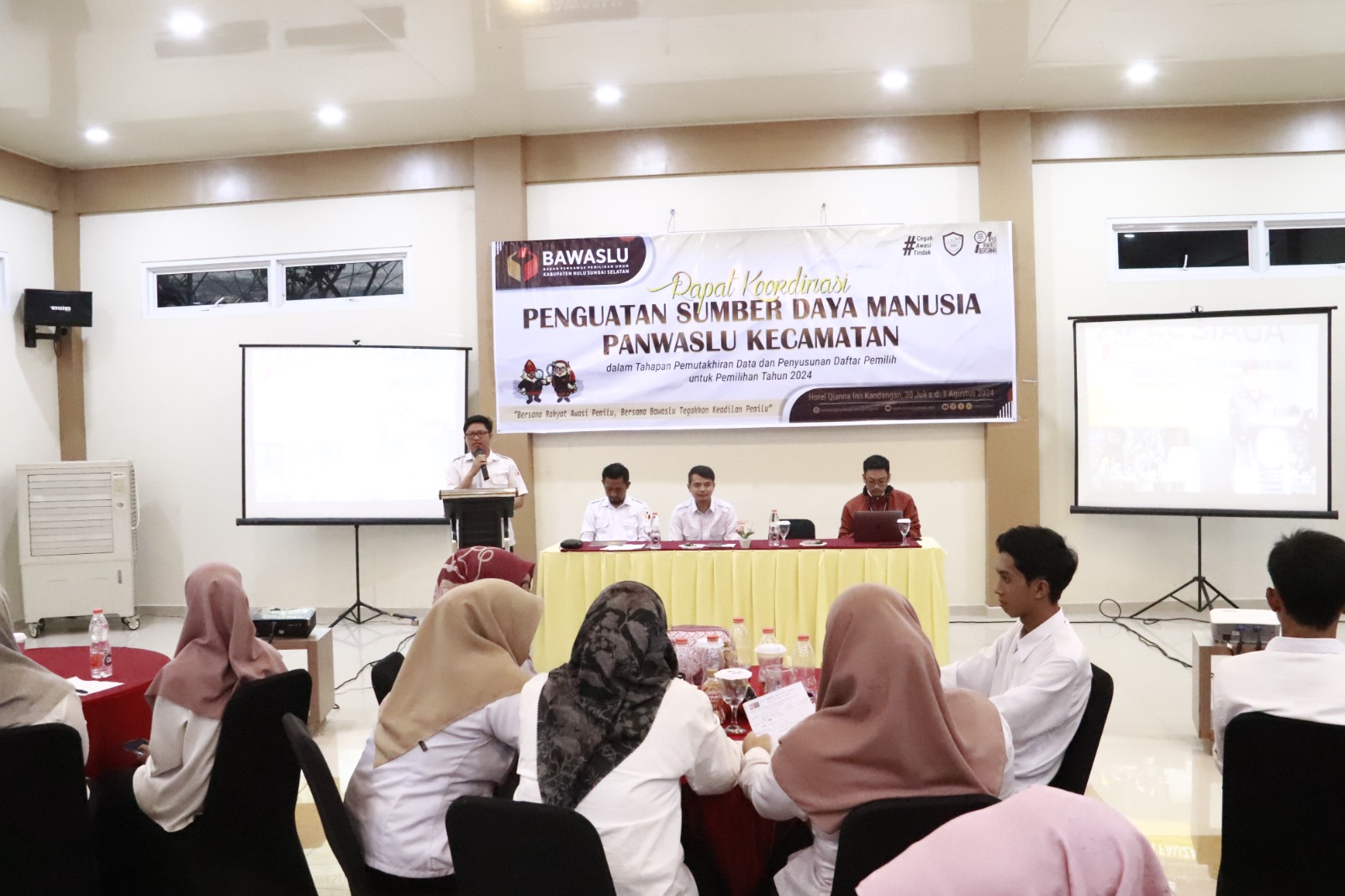 Peningkatan SDM, Panwaslu Kecamatan Diminta Agar Memetakan Potensi Kerawanan Pada Rekapitulasi Data Pemilih