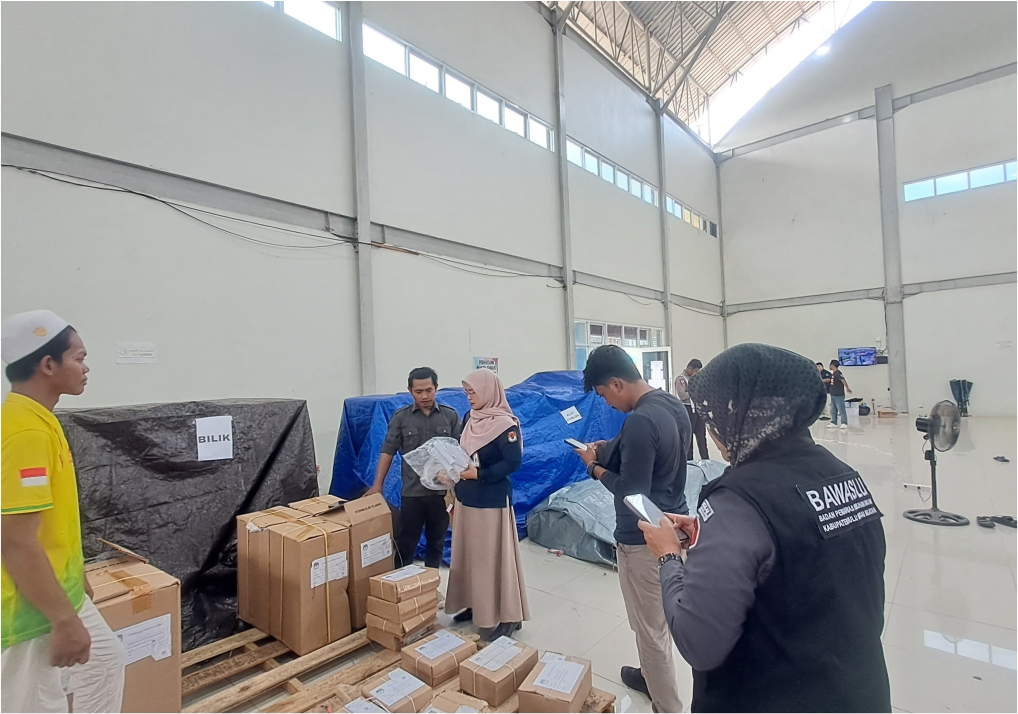 Formulir A4 dan Plano serta ABTN Telah Tiba, Bawaslu Lakukan Pengawasan