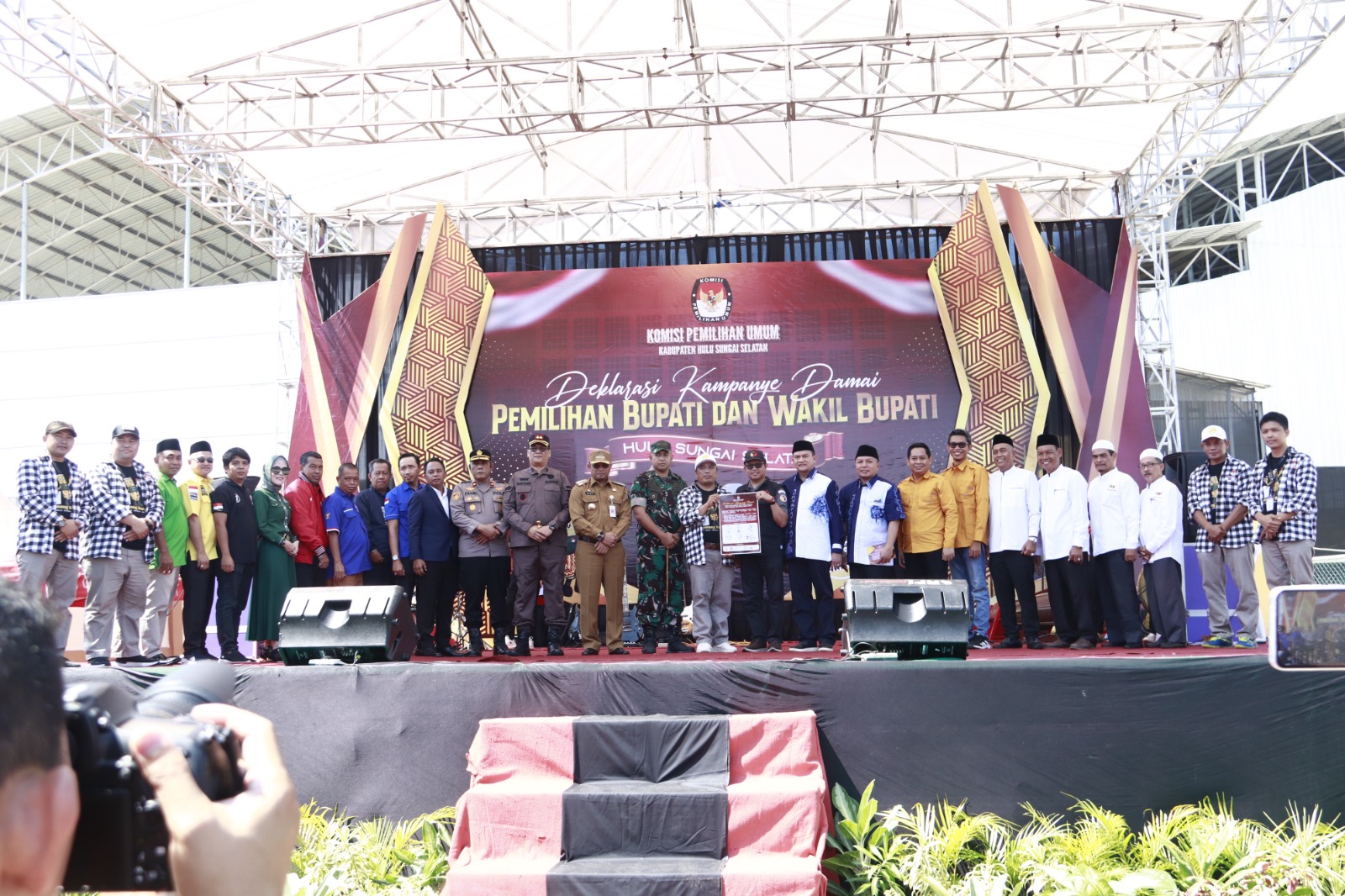 Deklarasi Kampanye Damai di Hulu Sungai Selatan