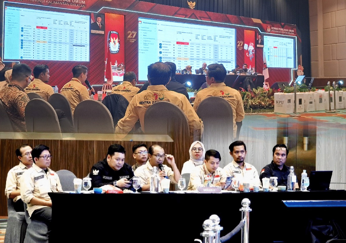 Kabupaten Hulu Sungai Selatan Urutan Ke-6 Dalam Rapat Pleno Terbuka Rekapitulasi Tingkat Provinsi Kalsel