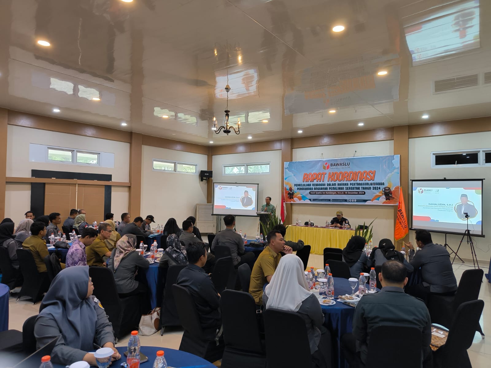 Rakor Pengelolaan Keuangan Pertanggungjawaban Penggunaan Dana Hibah Pemilihan 2024