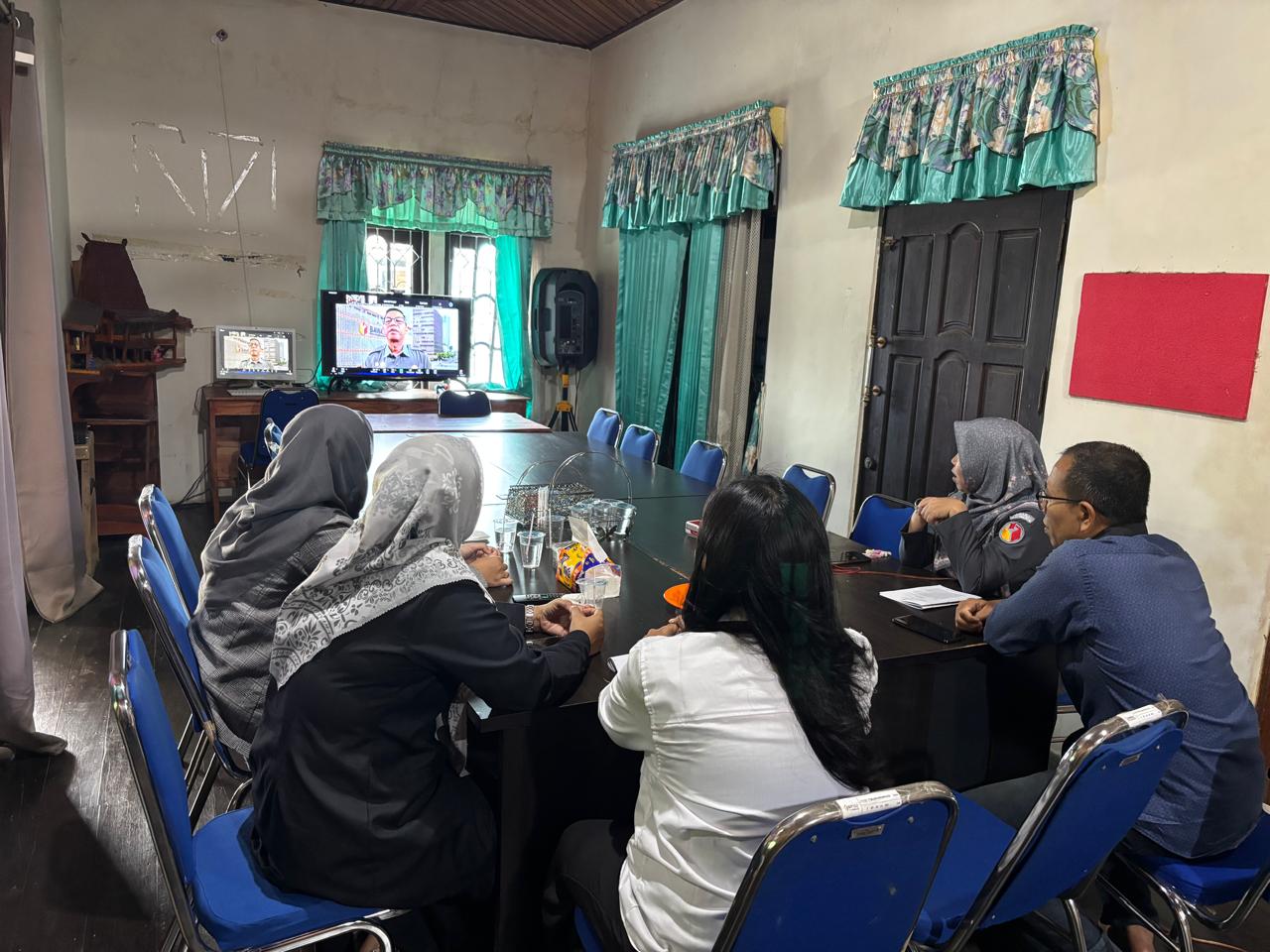 Bawaslu HSS Hadiri Rapat Koordinasi Virtual Terkait Pengawasan PDPB