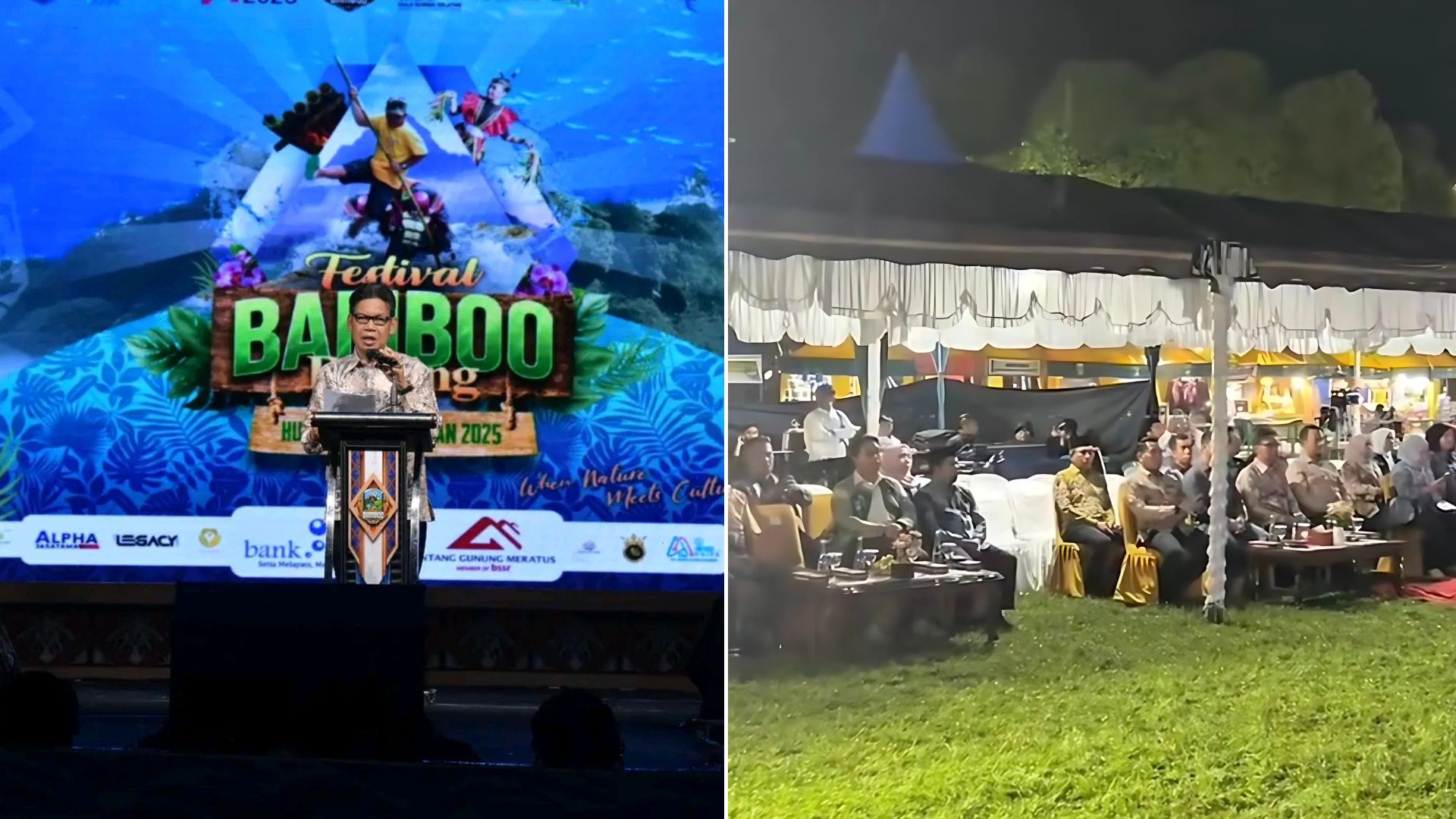 Bawaslu HSS hadiri Penutupan Festival Bamboo Rafting Tahun 2025