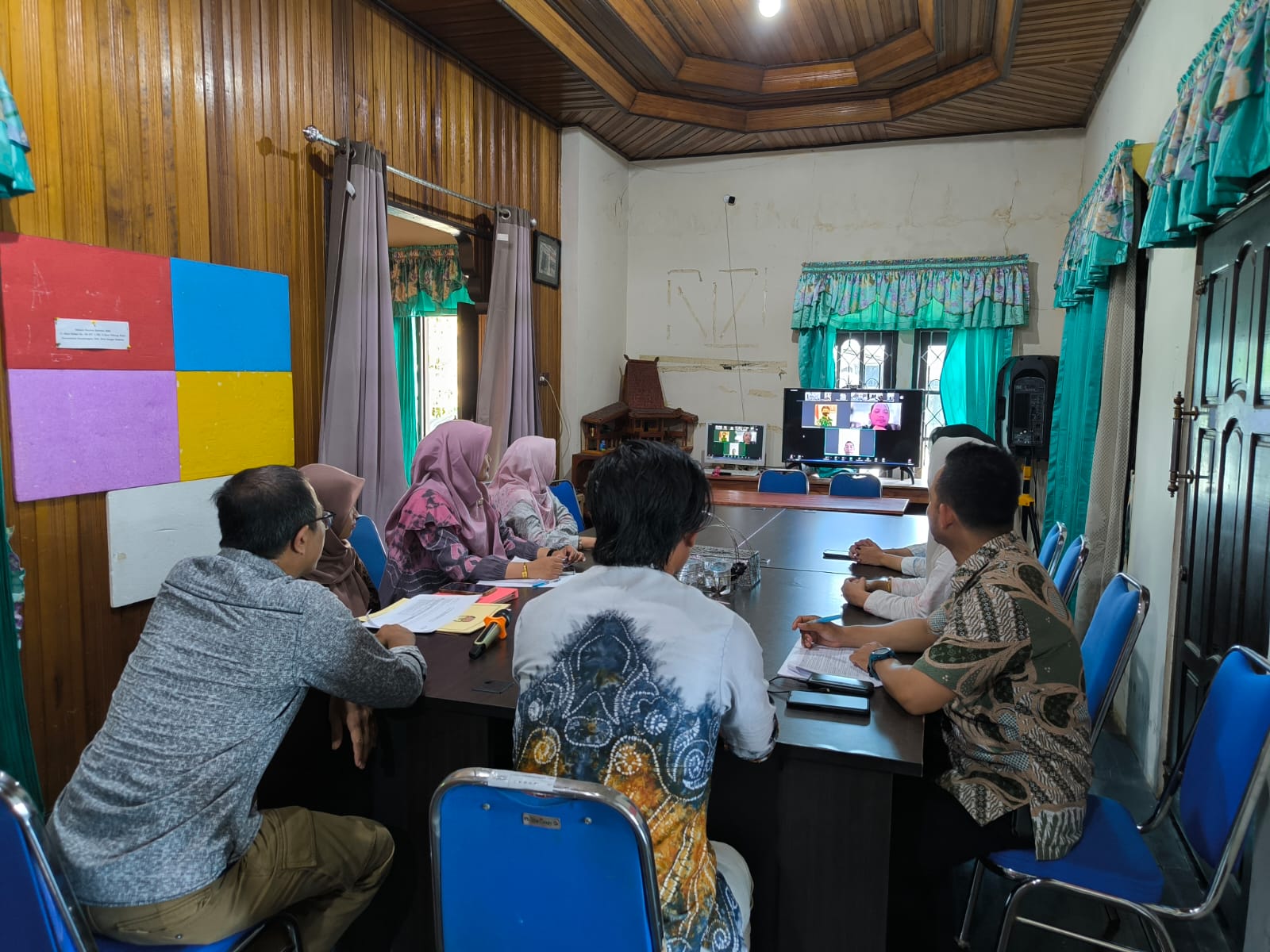 Bawaslu HSS Ikuti Zoom Meeting Persiapan Pengawasan PDPB Provinsi
