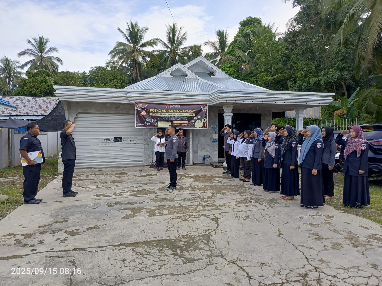 Bawaslu Kabupaten Hulu Sungai Selatan Laksanakan Apel Pagi 