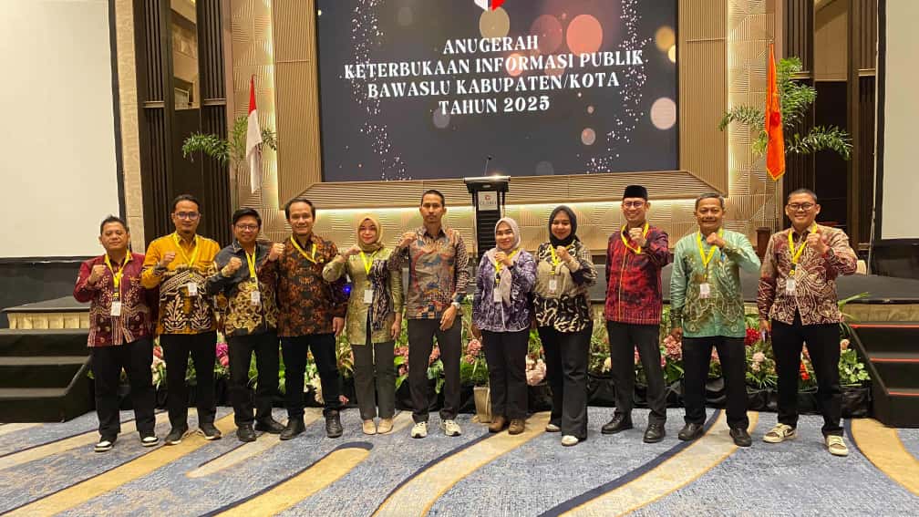 Bawaslu HSS Hadiri Rakornas Data dan Informasi Gelombang I di Makassar