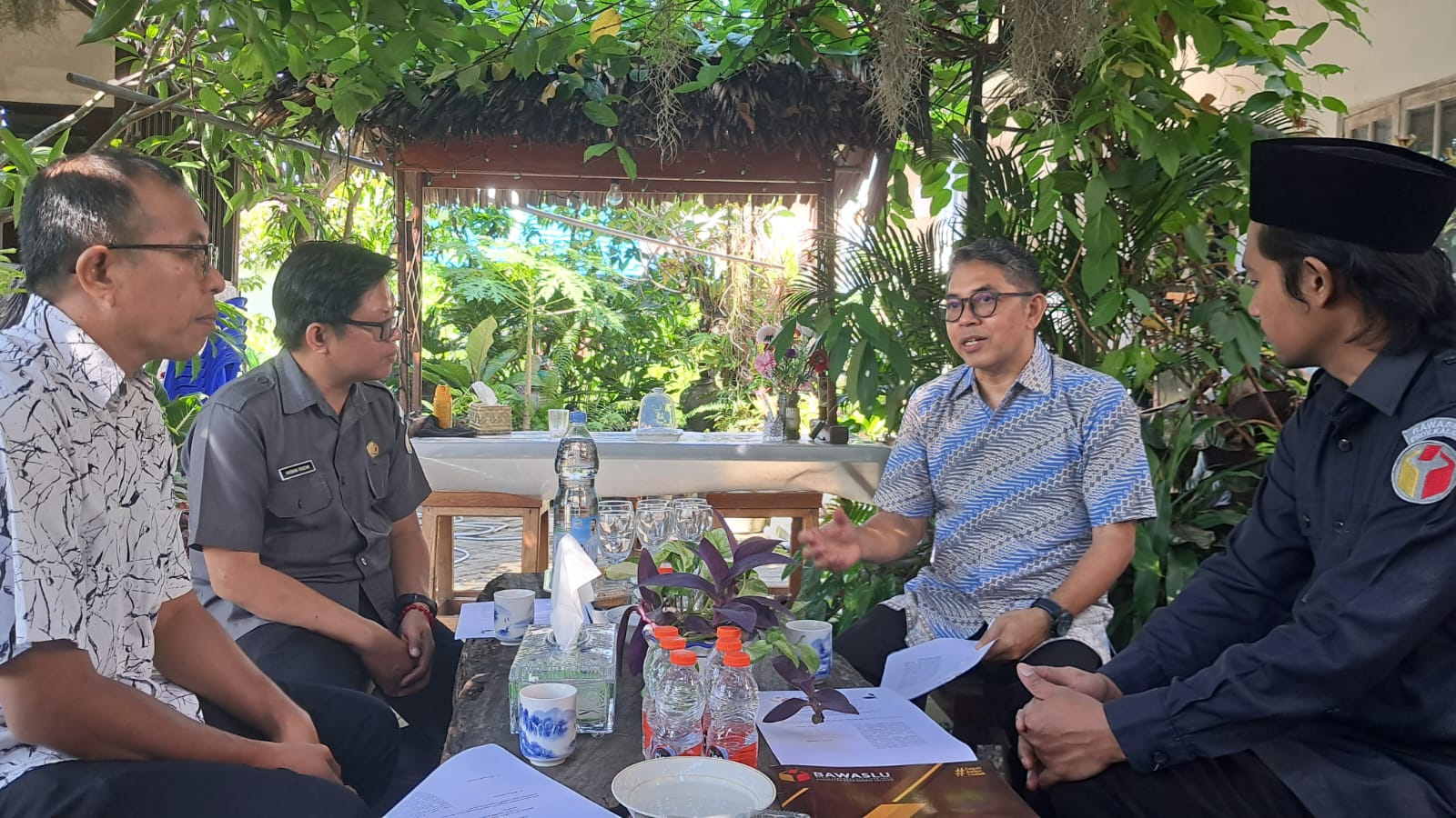 Dokumentasi Penyampaian dari Ketua Kwarcab HSS bapak Syamsuri Arsyad  