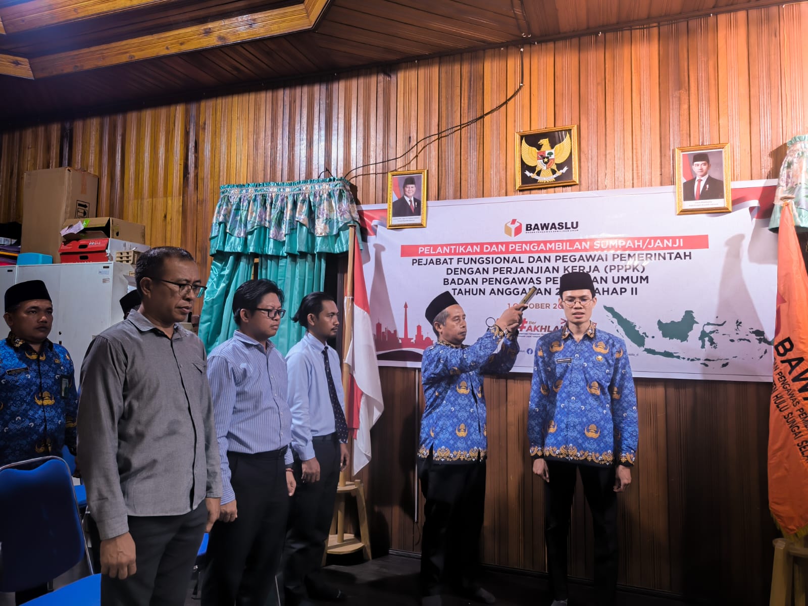 Pelantikan dan Pengambilan Sumpah/Janji PPPK Bawaslu Tahun Anggaran 2024 Tahap  II