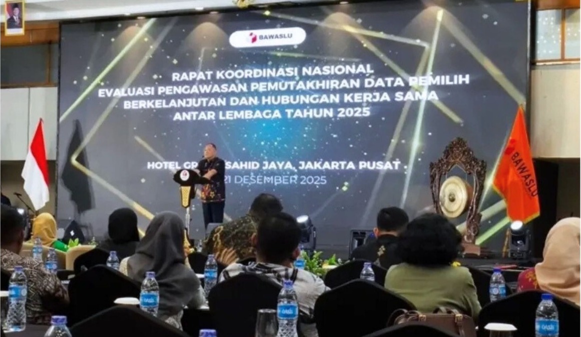 Rakornas Evaluasi PDPB 2025, Bawaslu HSS Ikuti Penguatan Pengawasan dan Kerja Sama Antar Lembaga