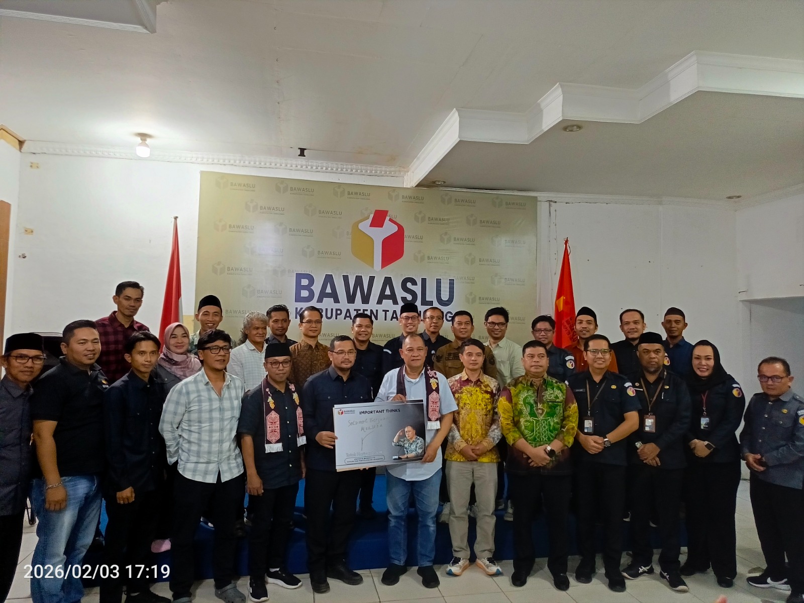 Pimpinan Bawaslu RI Kunjungi Kalsel, Bawaslu HSS Hadiri Rangkaian Kegiatan