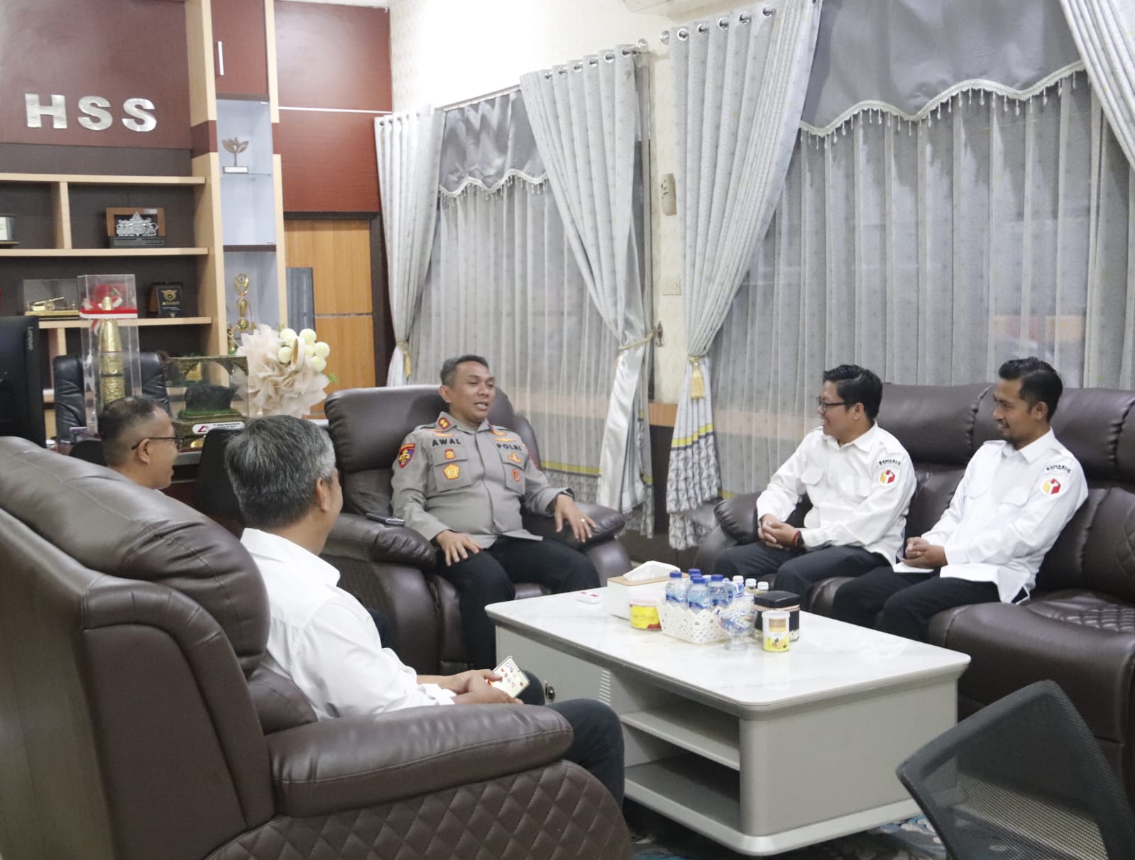 Audiensi Bersama Kapolres, Perkuat Sinergi Pengawasan Pemilu