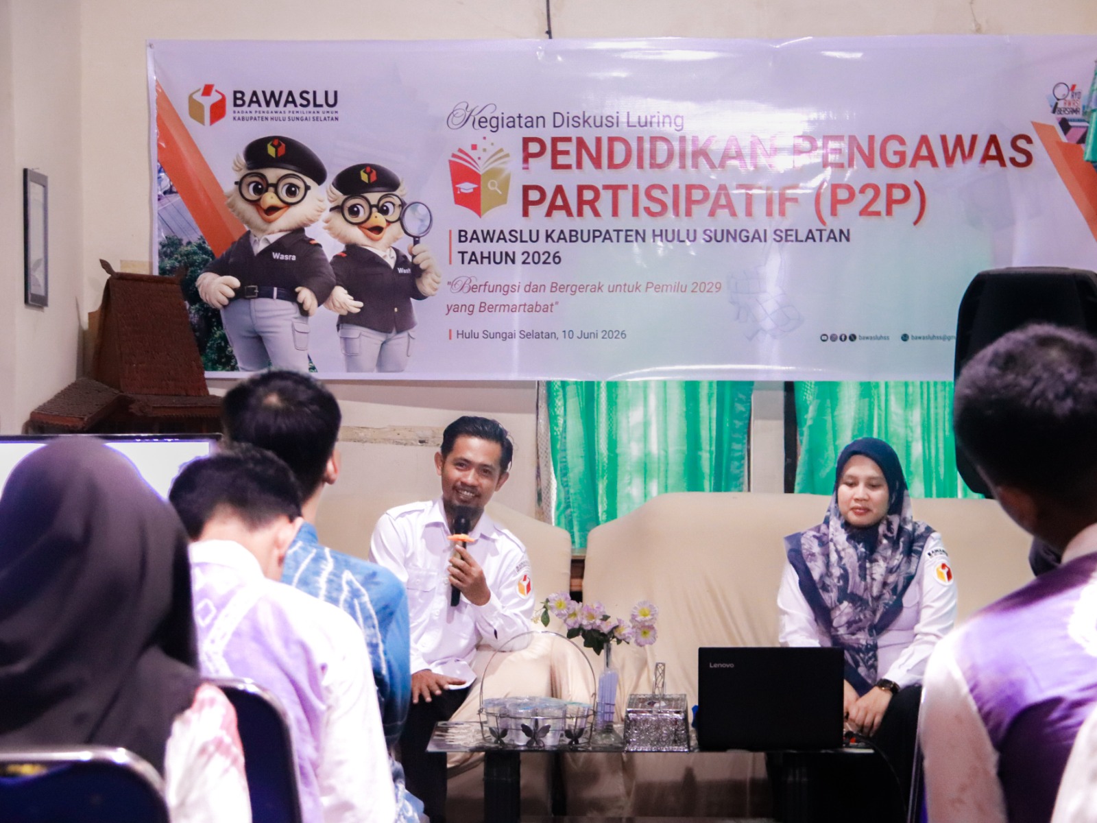 20 Pelajar di HSS Ikuti Pendidikan Pengawas Partisipatif, Perkuat Kesadaran Demokrasi Sejak Dini