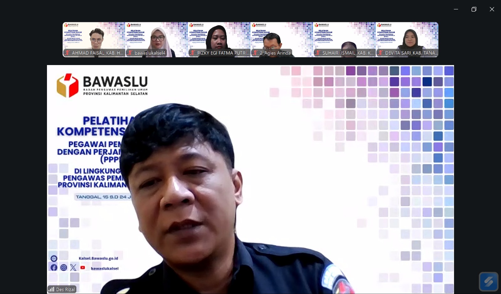 10 Pegawai Sekretariat Bawaslu HSS Ikuti Pelatihan Kompetensi Dasar PPPK untuk Perkuat Profesionalisme