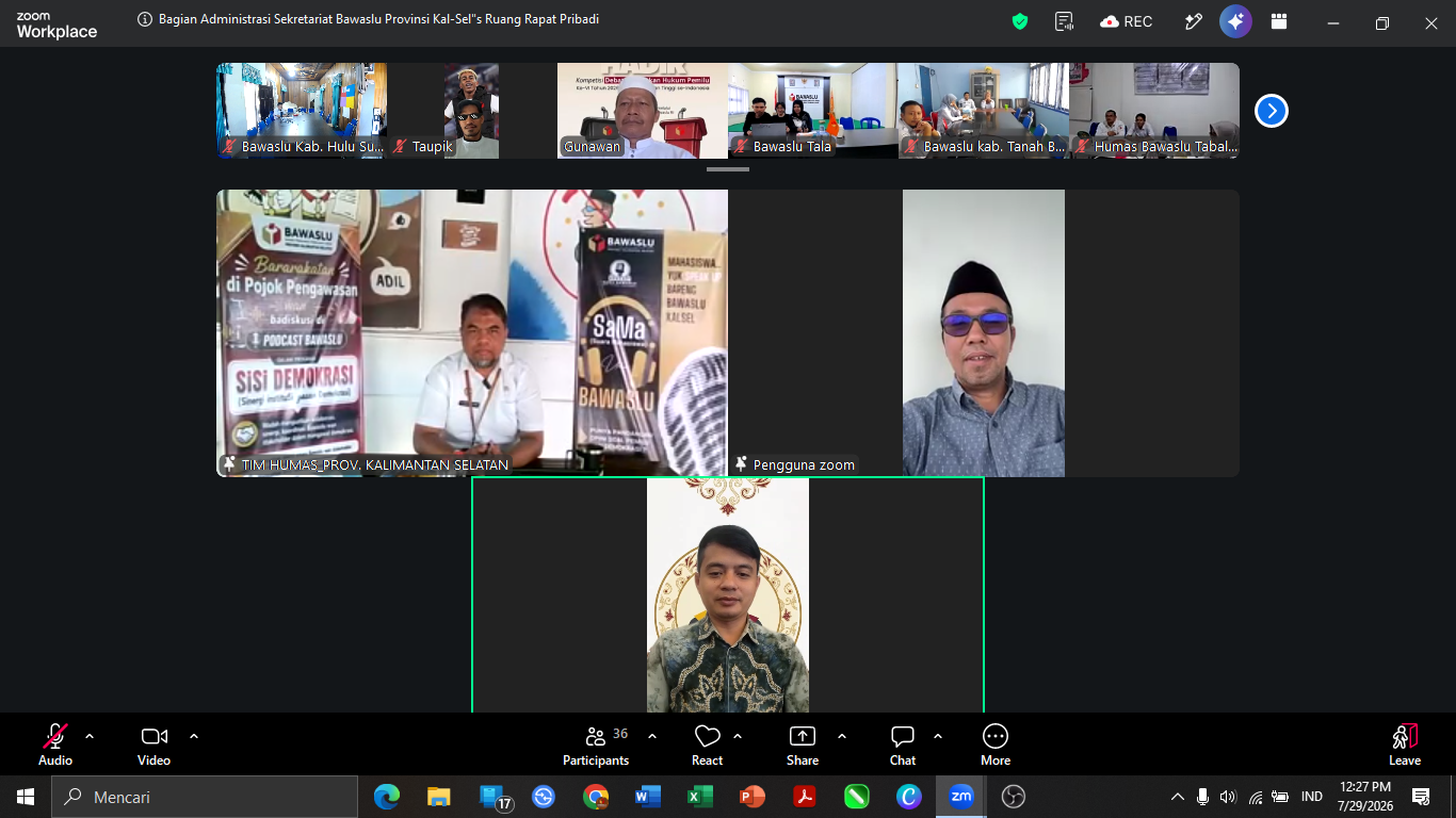 Evaluasi Kehumasan Semester I, Bawaslu HSS Siapkan Penguatan Program Semester II