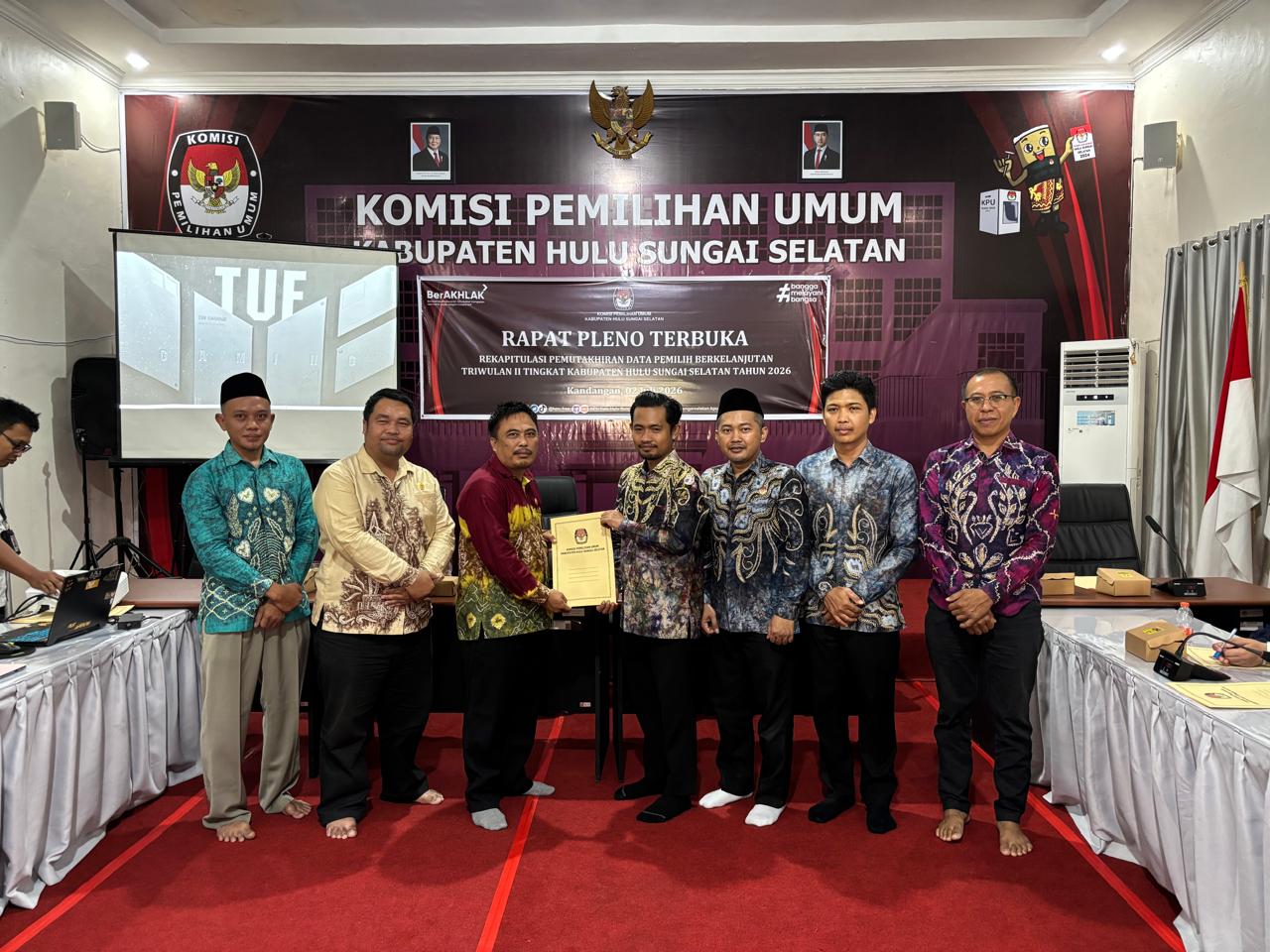 Bawaslu HSS Kawal PDPB Triwulan II, Akurasi Data Pemilih Terus Diperkuat