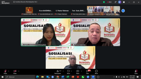 Bawaslu RI Dorong Penguatan Kapasitas SDM Melalui Sosialisasi Bawaslu Membelajarkan Volume 2