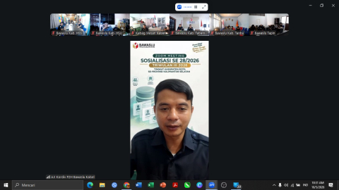 Bawaslu HSS Dalami Petunjuk Teknis Pelaporan Pengawasan Partisipatif