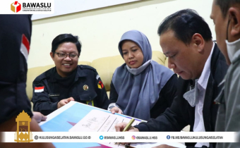 Kunjungan Pertama di Bumi Antaludin, Ketua Bawaslu RI Tinggalkan Pesan.