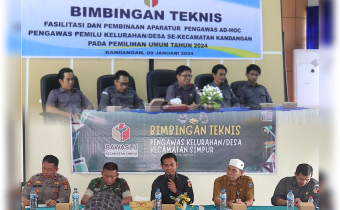 Bawaslu HSS Berpesan Kepada PKD untuk Memahami Langkah pada saat Melaksanakan Tugas.