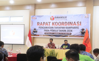 Bawaslu Tekankan Agar Panwaslu Kecamatan Maksimalkan Pencegahan Serta Pengawasan Kampanye