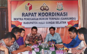 Rapat GAKKUMDU Pra Pembahasan Laporan Dugaan Pelanggaran